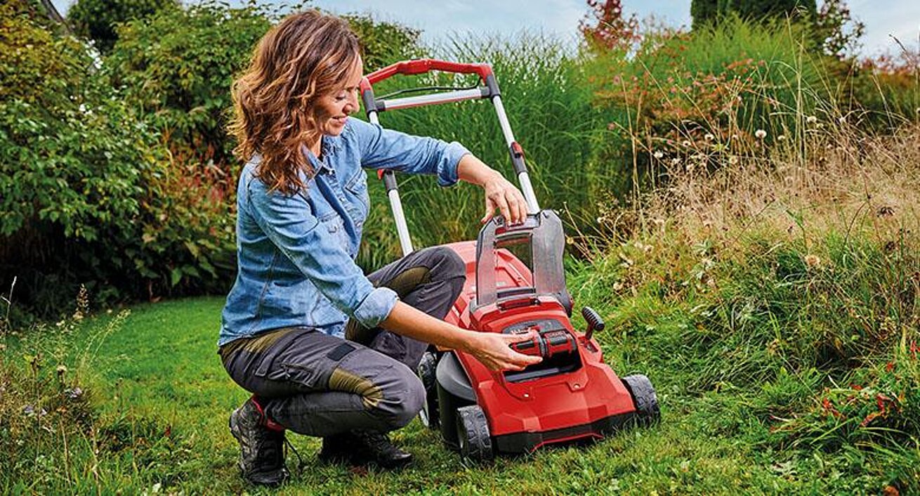 Cordless lawn mowers for your garden | Einhell.cz